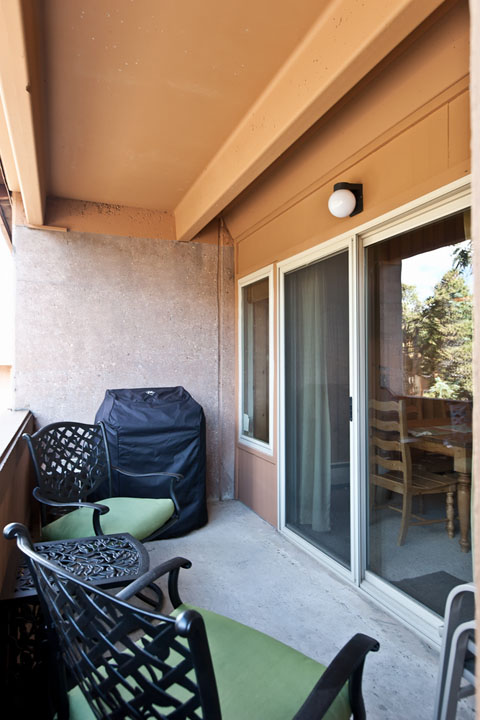 Breckenridge condo deck view