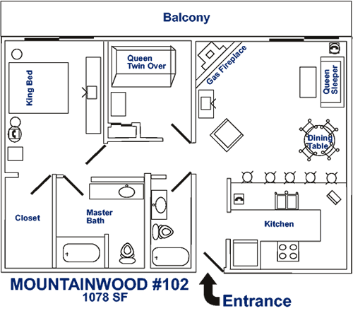 breckenridge condo floor plan